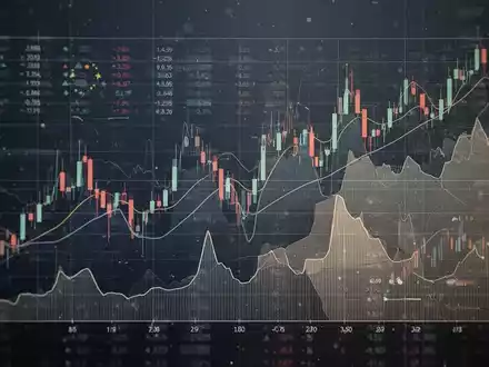 Abstrakte Darstellung von Finanzmarktdaten und geopolitischen Symbolen, die die EZB und den Nahen Osten andeuten. - Foto: über boerse-global.de