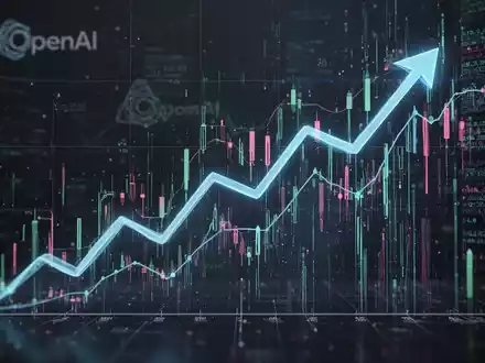 Abstrakte Darstellung von Preiskürzungen im Technologiesektor, mit fallenden Finanzgrafiken und digitalen Datenströmen. - Foto: über boerse-global.de