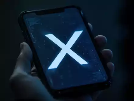 A smartphone screen with a large 'X' symbol, held by a hand, symbolizing a disabled or 'kill-switched' device. - Foto: über boerse-global.de