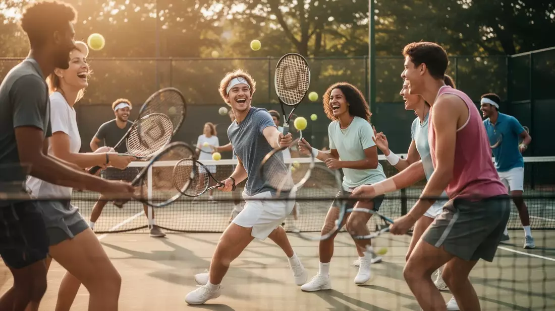 Tennis verlängert Leben: Studie belegt soziale Effekte
