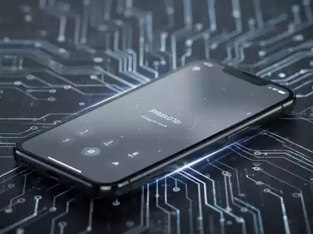 A close-up of a modern smartphone displaying a clean, refined user interface, symbolizing software optimization. - Foto: über boerse-global.de