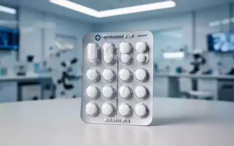 Nahaufnahme einer Blisterpackung mit weißen Pillen, die ein neues Medikament darstellen, auf verschwommenem medizinischem Hintergrund. - Foto: über boerse-global.de