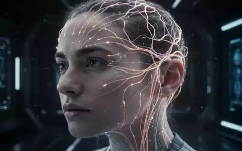 Nahaufnahme eines Kopfes mit leuchtenden Linien, die neuronale Pfade oder Neuromodulationstechnologie darstellen. - Foto: über boerse-global.de