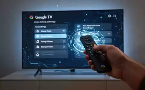 A hand holding a remote control in front of a modern television screen displaying a futuristic, AI-powered interface. - Foto: über boerse-global.de