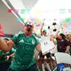 Mexikanische Fans freuen sich über das erste Tor. - Bild: Julio Cortez/AP/dpa