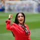 Schauspielerin Salma Hayek als WM-Botschafterin. - Bild: Natacha Pisarenko/AP/dpa