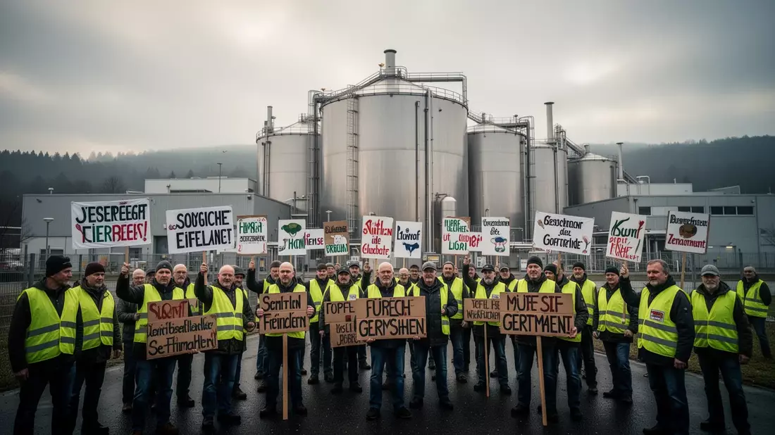 Arla Foods Streik: 600 Mitarbeiter legen Arbeit in Pronsfeld nieder