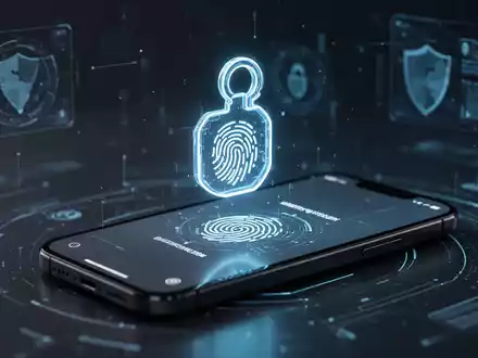 A glowing passkey icon above a smartphone displaying a biometric fingerprint scan, symbolizing secure passwordless authentication. - Foto: über boerse-global.de