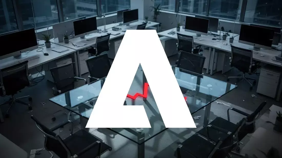 Adobe en mínimos anuales pese a récord: la IA y liderazgo pesan