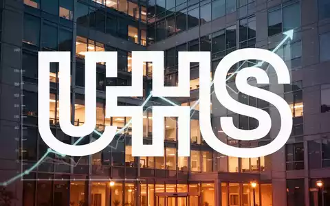 Moderne Krankenhausfassade bei Dämmerung mit leuchtenden Fenstern, die auf finanzielle Gewinne im Gesundheitswesen hindeuten. - Foto: über boerse-global.de