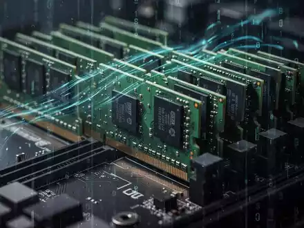 Close-up of computer RAM sticks, symbolizing the global shortage impacting console production and increasing costs. - Foto: über boerse-global.de