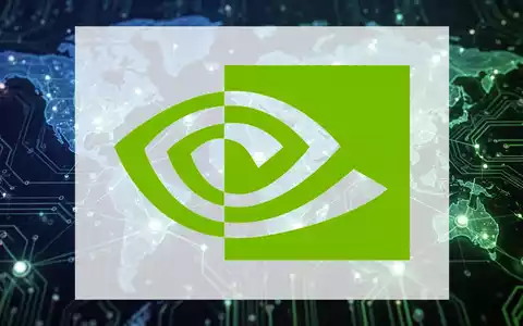 Eine futuristische, leuchtende Leiterplatte mit vernetzten Knoten, die KI-Netzwerke und eine stilisierte Weltkarte darstellen. - Foto: über boerse-global.de