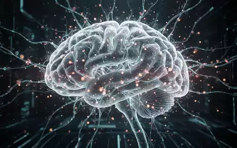 Eine stilisierte, leuchtende Darstellung eines neuronalen Netzwerks oder Gehirns, das neurologische und kognitive Funktionen symbolisiert. - Foto: über boerse-global.de