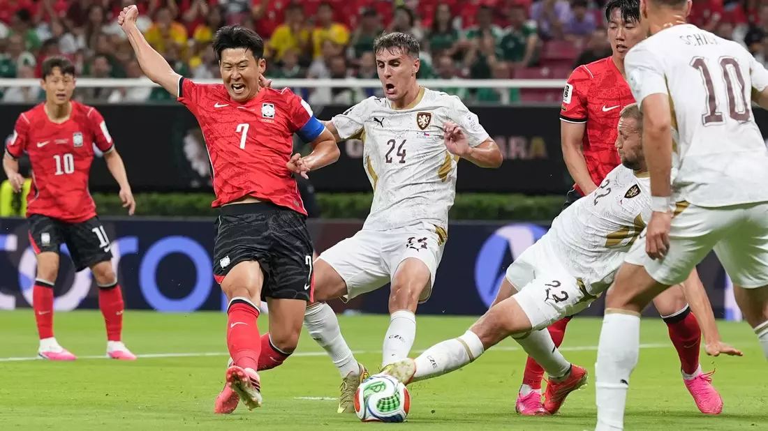 Superstar Heung-Min Son hatte die ersten Gelegenheiten für Südlkorea. - Bild: Martin Zabala/XinHua/dpa