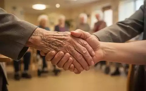 Eine ältere Hand hält sanft eine jüngere Hand, symbolisiert Unterstützung und Gemeinschaft für Senioren in Armut. - Foto: über boerse-global.de