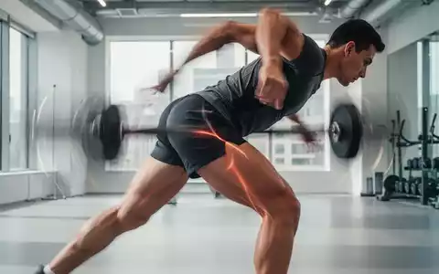 Eine Person führt eine komplexe Übung zur Stärkung der Hüftbeuger und Hüftstrecker in einem modernen Fitnessstudio durch. - Foto: über boerse-global.de