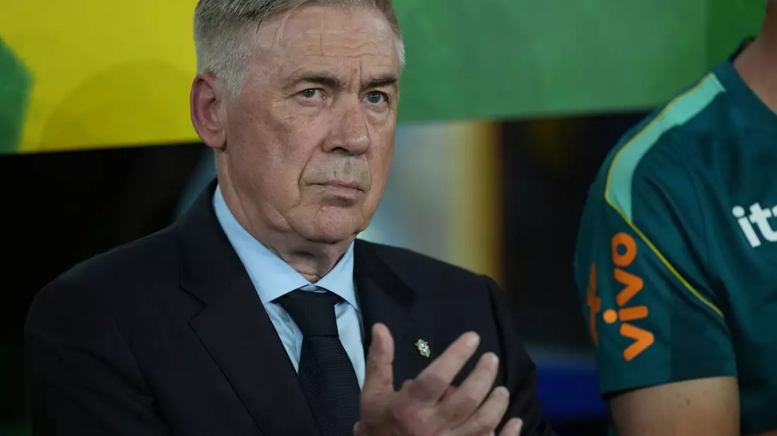 Brasiliens Trainer bei der Titeljagd: Carlo Ancelotti. (Archivbild) - Bild: Silvia Izquierdo/AP/dpa