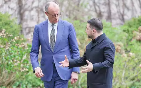Friedrich Merz und Wolodymyr Selenskyj (Archiv) - Foto: via dts Nachrichtenagentur