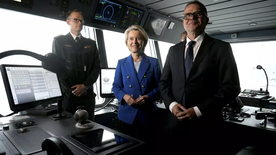 Will Russland mit neuen Sanktionen die Kriegsführung gegen die Ukraine erschweren: EU-Kommissionspräsidentin Ursula von der Leyen. (Archivbild) - Bild: Antti Aimo-Koivisto/Lehtikuva/dpa