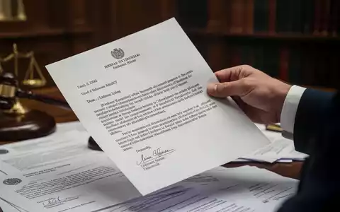 Eine Hand hält einen formellen Brief, im Hintergrund unscharfe offizielle Dokumente, die rechtliche Risiken und Zustellungsprobleme symbolisieren. - Foto: über boerse-global.de