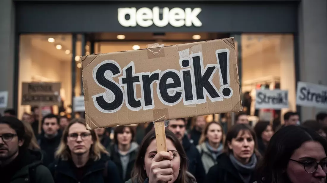 Verdi-Warnstreiks legen NRW-Einzelhandel lahm