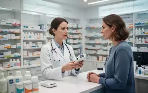 Ein Apotheker berät eine Patientin in einer modernen Apotheke, die neue Gesundheitsleistungen anbietet. - Foto: über boerse-global.de