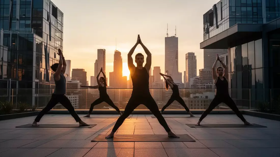 Outdoor-Yoga wird fester Teil deutscher Afterwork-Konzepte