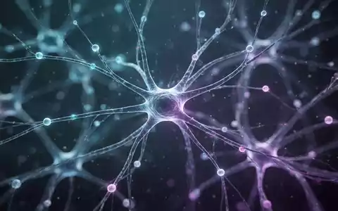 Abstrakte Darstellung von Nervenzellen und synaptischen Verbindungen, die Forschung und Innovation im Bereich der Neurowissenschaften symbolisieren. - Foto: über boerse-global.de