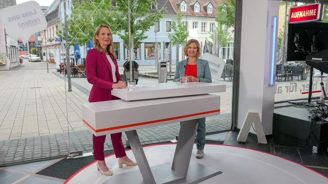 SWR / Katrin Eder (Bündnis `90/Grüne) kritisiert Kürzungen in der Pharmabranche / SWR Aktuell RLP Sommerinterview - Bild: presseportal.de