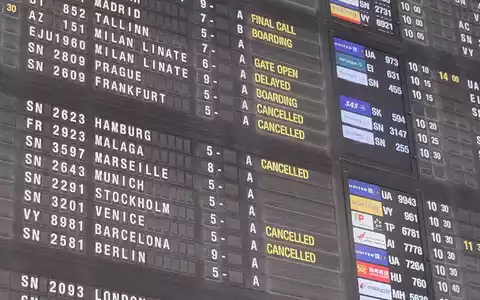 Welche Rechte haben Reisende, wenn der Flug verspätet ist oder ganz gestrichen wird? (Symbolbild) - Foto: Ine Gillis/Belga/dpa