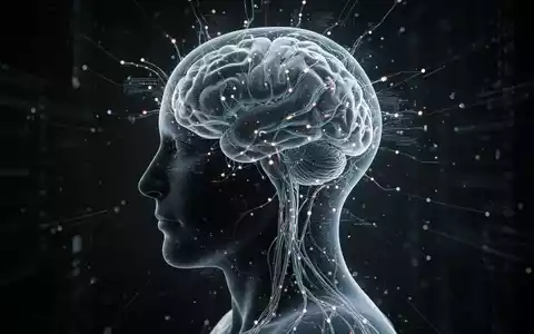 Eine stilisierte menschliche Kopf-Silhouette, die aus leuchtenden neuronalen Pfaden und Datenpunkten besteht, vor einem dunklen Hintergrund. - Foto: über boerse-global.de