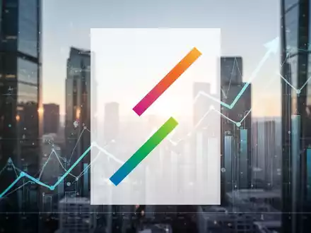 Abstrakte Darstellung von Finanzwachstum und zukünftigen Prognosen mit digitalen Elementen vor einem verschwommenen Finanzviertel. - Foto: über boerse-global.de