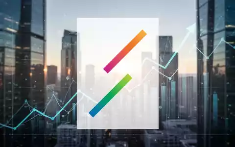 Abstrakte Darstellung von Finanzwachstum und zukünftigen Prognosen mit digitalen Elementen vor einem verschwommenen Finanzviertel. - Foto: über boerse-global.de