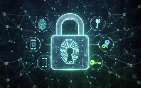 A glowing digital padlock with multiple authentication icons, symbolizing multi-factor authentication and cybersecurity. - Foto: über boerse-global.de