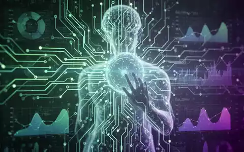 Stylized visual representing AI agent development, showing a neural network, data flows, and a faint human silhouette interacting with a digital interface. - Foto: über boerse-global.de