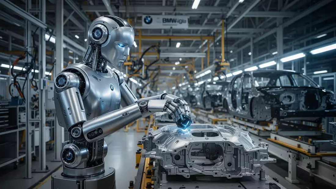 BMW startet Pilot mit humanoidem Roboter AEON in Leipzig
