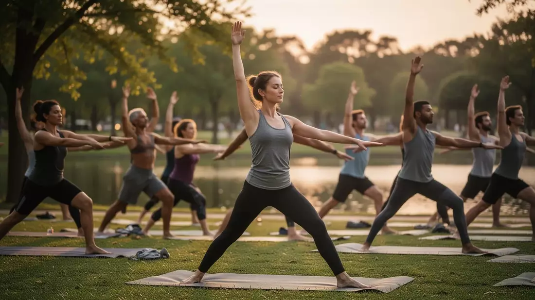 Outdoor-Yoga 2026: Kostenlose Kurse boomen in deutschen Städten