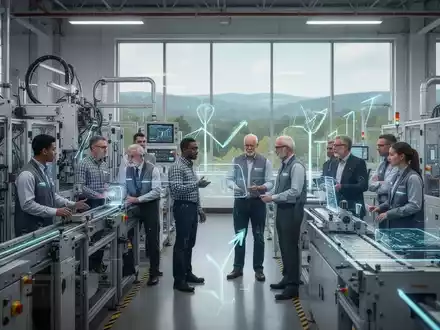 Moderne High-Tech-Produktionsstätte mit Maschinen und Mitarbeitern, die Wachstum und Innovation symbolisieren. - Foto: über boerse-global.de