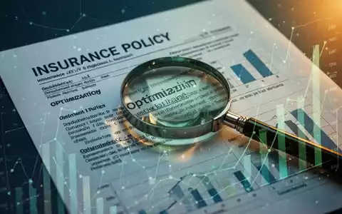 Ein stilisiertes Versicherungsdokument mit überlagerten Finanzdiagrammen, einem Vergrößerungsglas und subtilen Lichteffekten. - Foto: über boerse-global.de