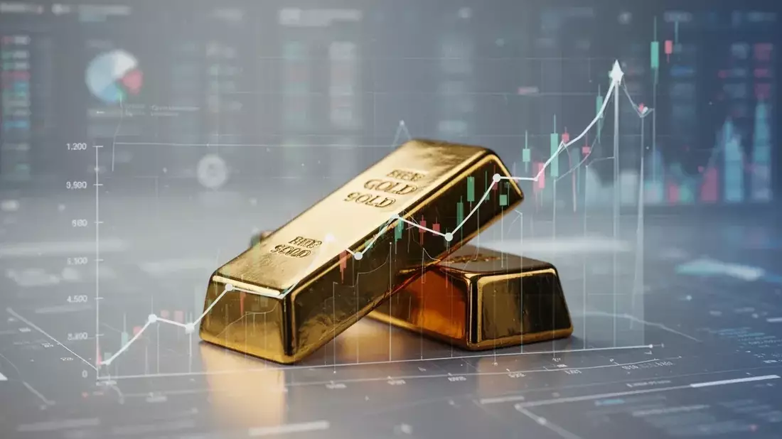 Oro cae 2.6% semanal: tipos altos y tregua en Oriente Próximo presionan al metal