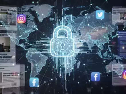An abstract digital representation of an AI agent with glowing lines, monitoring data streams and a global network. - Foto: über boerse-global.de