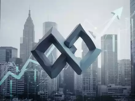 Abstrakte Darstellung einer Kapitalherabsetzung und Neuausrichtung mit geometrischen Formen vor einer Skyline. - Foto: über boerse-global.de