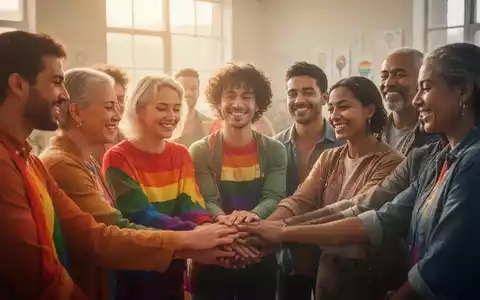 Eine vielfältige Gruppe von Menschen, die Unterstützung und Gemeinschaft symbolisieren, in einem warm beleuchteten Raum. - Foto: über boerse-global.de