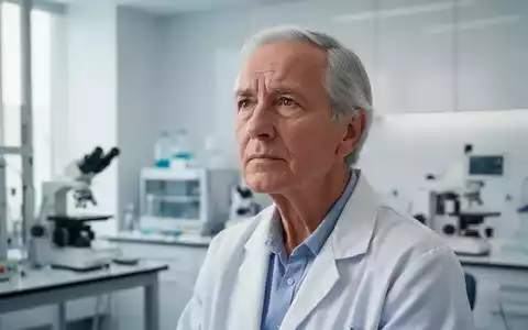Eine nachdenkliche ältere Person in einer modernen medizinischen Umgebung, die das Thema Blutdruck und Demenzrisiko symbolisiert. - Foto: über boerse-global.de