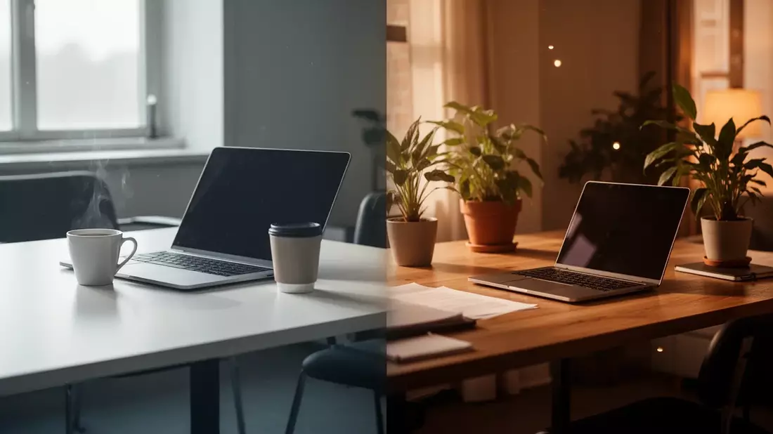 Hybride Arbeit: Coffee Badging und neue Bürokonflikte 2026
