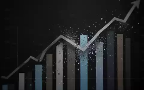 Abstrakte Darstellung von Finanzdaten mit fallenden Diagrammelementen, die eine Fondsliquidation symbolisieren. - Foto: über boerse-global.de