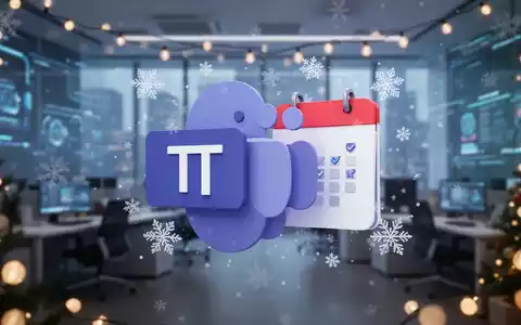 Microsoft Teams logo integrated with a calendar icon and holiday elements, symbolizing holiday scheduling and automation features. - Foto: über boerse-global.de
