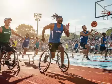 Athleten mit intellektuellen Behinderungen nehmen freudig an verschiedenen Sportarten bei den Special Olympics teil. - Foto: über boerse-global.de