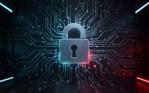 A digital lock icon on a circuit board, symbolizing restricted access to AI models due to national security concerns. - Foto: über boerse-global.de
