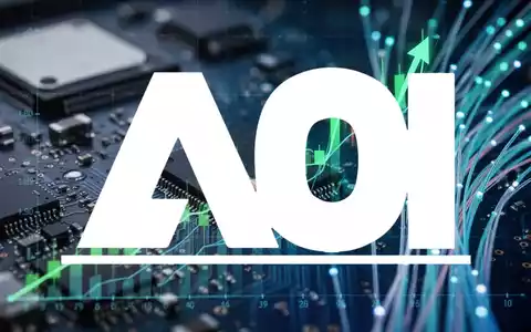 Ein stilisierter, aufwärts gerichteter Börsenchart über Mikrochips und Glasfaserkabeln, der schnelles Wachstum in der Technologie symbolisiert. - Foto: über boerse-global.de